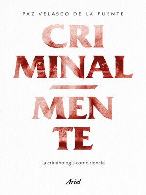 cover image of Criminalmente